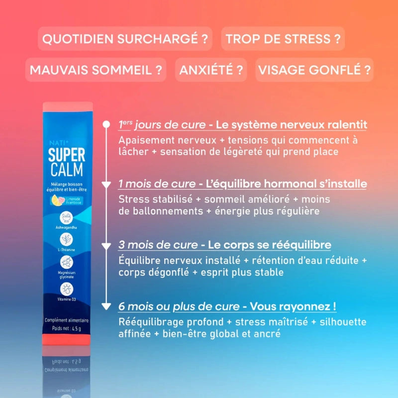 NATI+ SuperCalm — Boisson Anti-Stress & Rééquilibrante