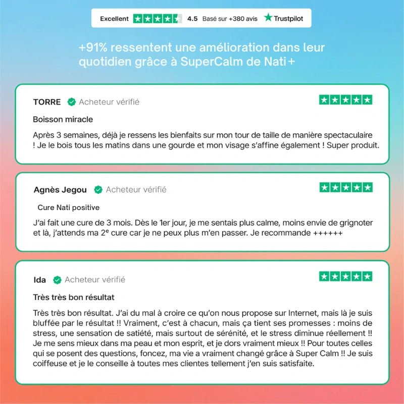 NATI+ SuperCalm — Boisson Anti-Stress & Rééquilibrante