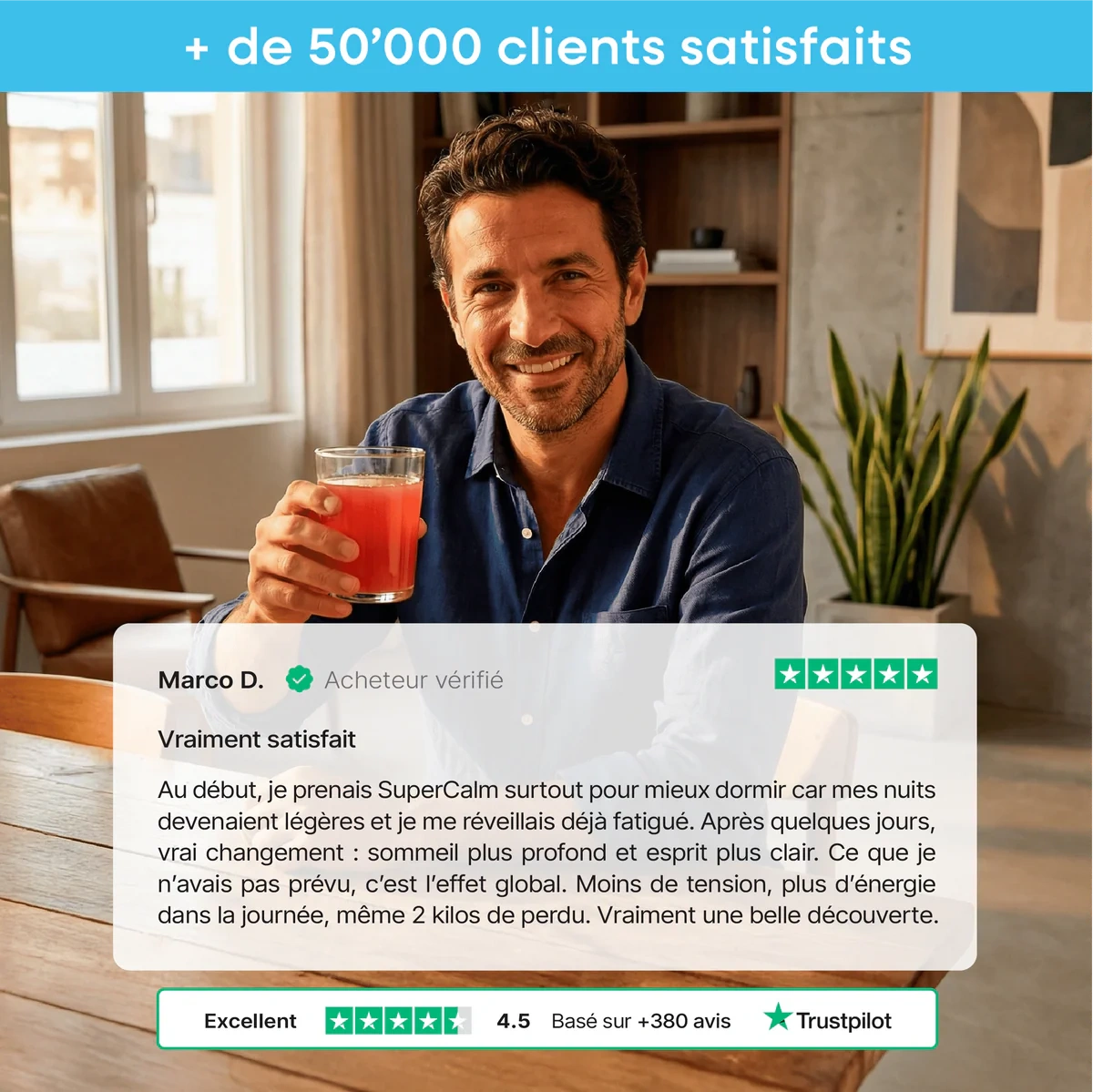 NATI+ SuperCalm — Boisson Anti-Stress & Rééquilibrante