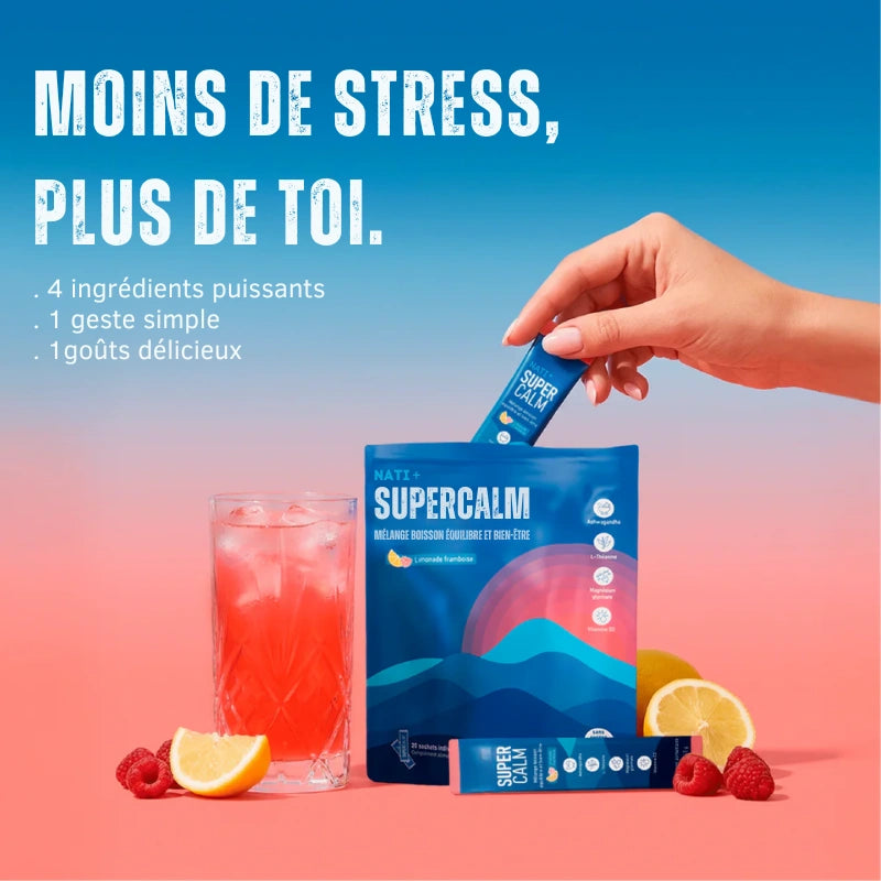 NATI+ SuperCalm — Boisson Anti-Stress & Rééquilibrante