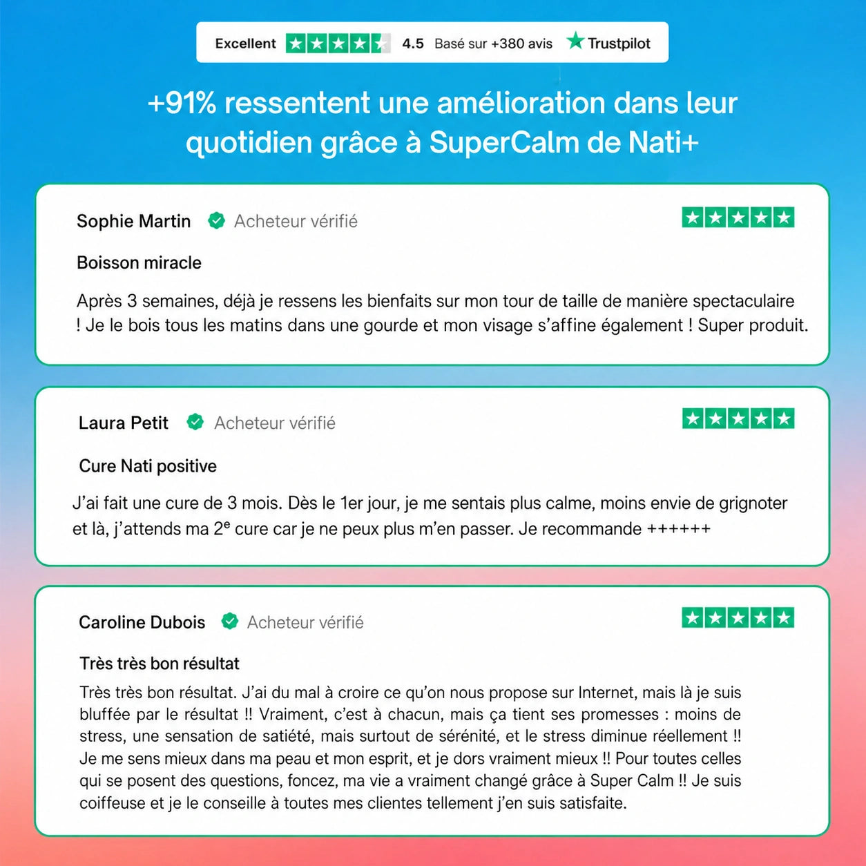 SuperCalm NATI+ — Boisson Anti-Stress & Rééquilibrante